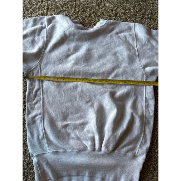 VTG ‘90 USTA National Championship USA Made Miller Gold M Heather Gray Crewneck - Picture 5 of 7